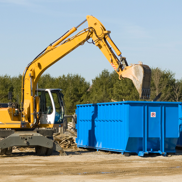 can i choose the location where the residential dumpster will be placed in Wilcoe WV